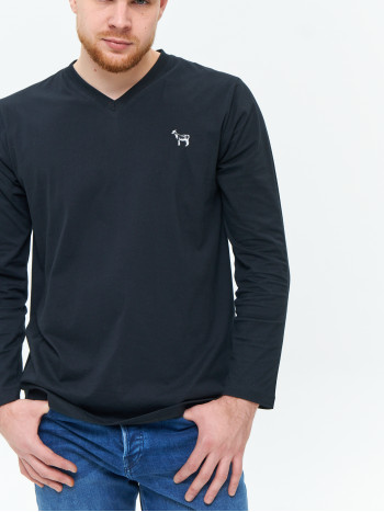 Лонгслив оверсайз хлопковый